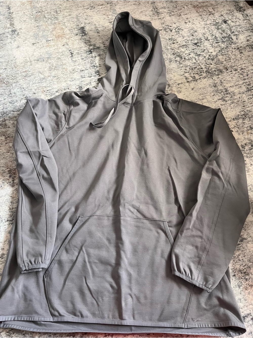 Men's Charcoal Hooded Pullover Sweatshirt